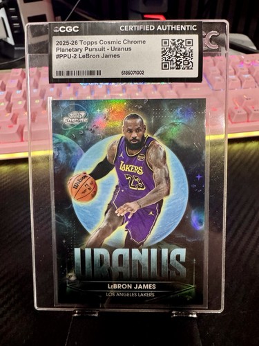 LeBron James [Uranus] #PPU-2 2025 Topps Cosmic Chrome Planetary Pursuit card