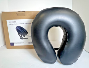 NEW MASAJEO MASSAGE HEADREST CRADLE W/ FACE CUSHION