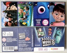 WALT DISNEY PIXAR / CONAD - MOVIE MOMENTS, 4 FIGURINES