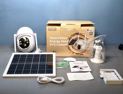 Moes 4G Smart Solar Energy Alert PTZ Camera w/ Two-Way Audio New