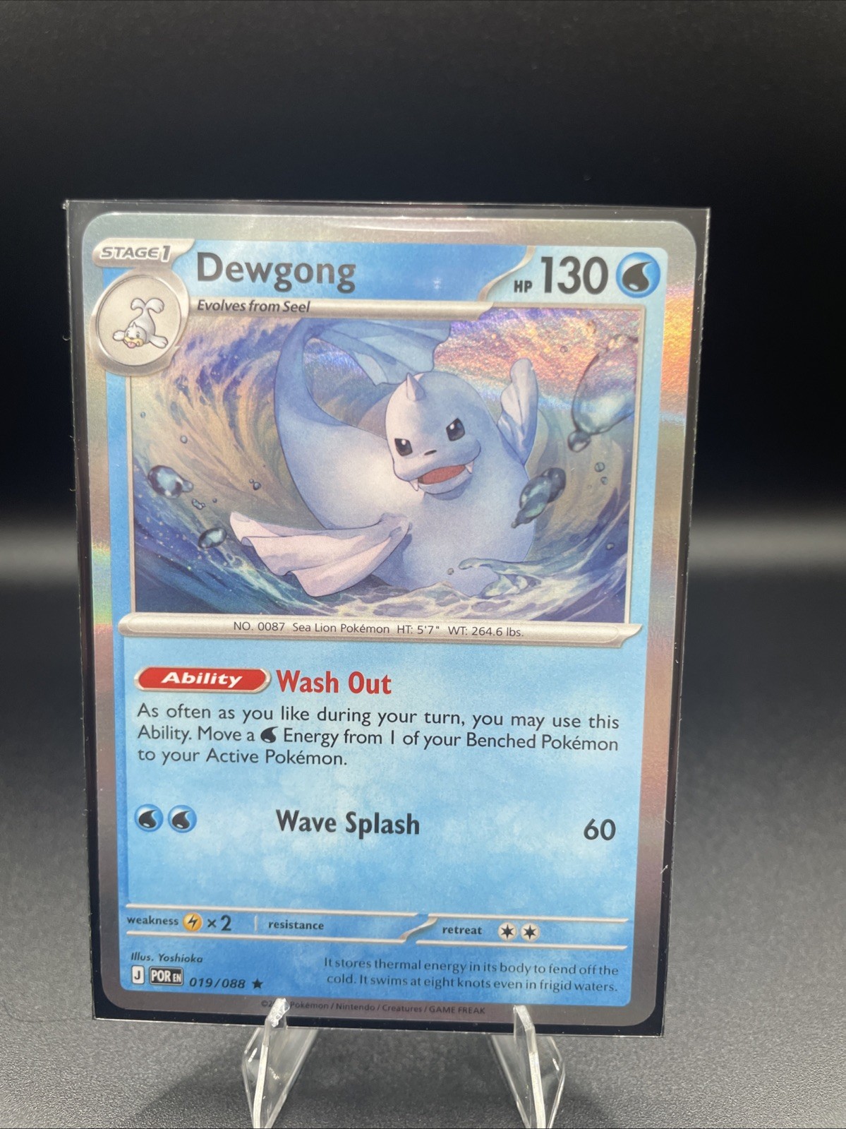 Dewgong 019/088 (Holo Rare) ME:03 Perfect Order NM Pokémon TCG