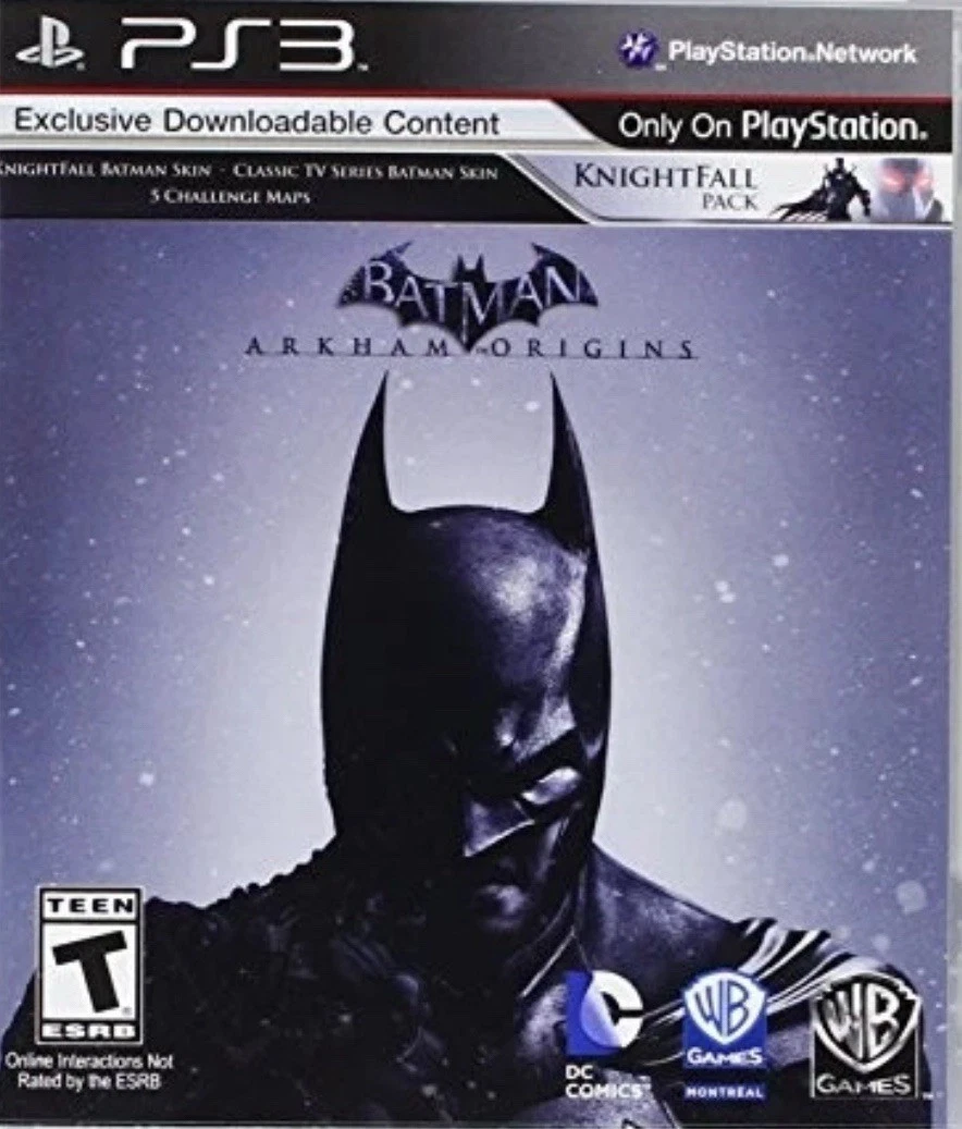 Batman Arkham Origins Complet Boîte Notice Sony Ps3 Pal Français Cib