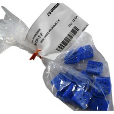 Pack of 12 NEW Omega MTP-T-F Miniature Thermocouple Connector 3 Prong Blue Femal