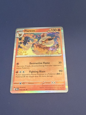 Flareon 013/131 Sv: Prismatic Evolutions Holo 458 | eBay