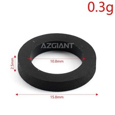 1PCS 15.8 10.8 2.5mm Tire Belt Loop Rubber Ring for Cassette Deck Tape Recorder
