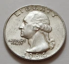 1964 Washington Quarter 90% Silver       (X05)