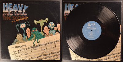 NM HEAVY METAL ELMER BERNSTEIN FULL MOON REC 5E-547 VINYL LP ORG PRESSING 1981