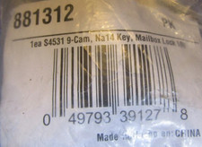 Universal 5-Cam, Na14 Keyway Mailbox Lock 881322 New in package Free ship