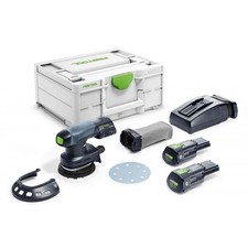 Festool ETSC125 18v Cordless Eccentric Sander 2 x 3.0ah Li-on Batteries 577693