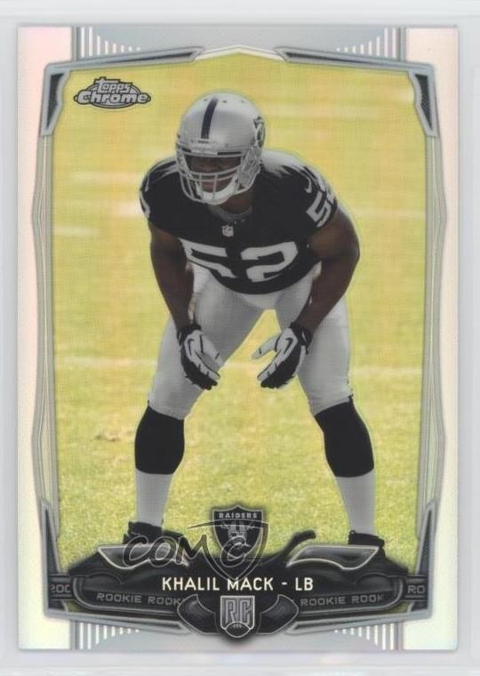 2014 Topps Chrome Refractor Khalil Mack #184 6wp
