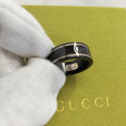 Anello in metallo GUCCI AU750 DDU - Foto 3 di 7