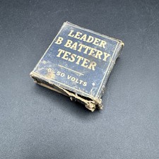 Vintage Leader Voltmeter - Volt Fob Style B Battery Tester
