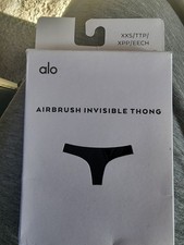 Alo Yoga Airbrush Invisible Thong 1 Pair Size XXS