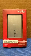NEW 500GB IMATION APOLLO EXPERT M200 2.5" PORTABLE HDD HARD DRIVE USB