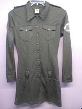 Women's Police Costume Dress For Halloween Or Parties Size Medium 6-8
