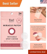 Invisible Hydrocolloid Pimple Patches - Versatile 24 Count for Instant Relief