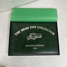 The Hess Toy Collector Book Platinum Edition 1996 #825/5000
