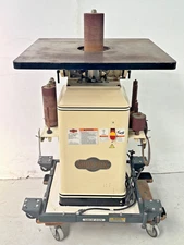 Shop Fox W1686 1 Hp Oscillating Spindle Sander Cabinet Style with Table Inserts