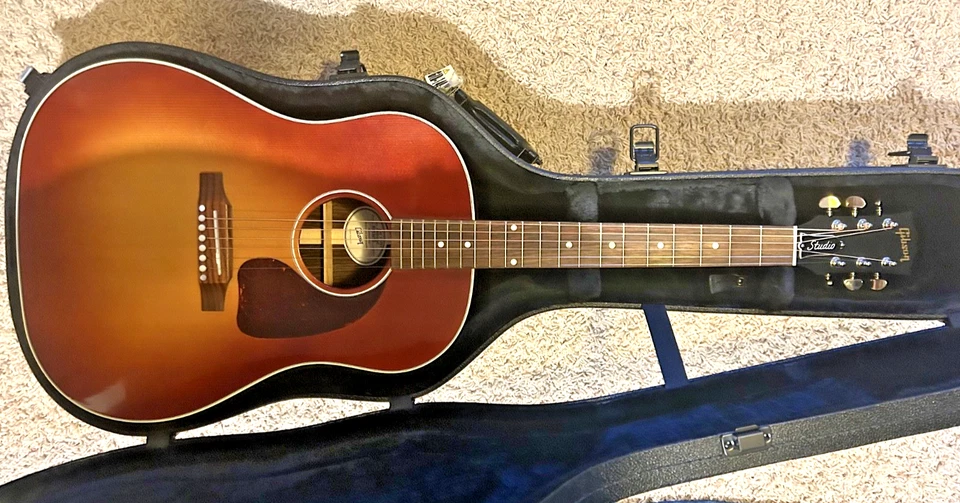 Гитара акустическая Gibson J 45 Studio! Rosewood Burst! Совершенно новый! Никогда не играл! - Изображение 2 из 4