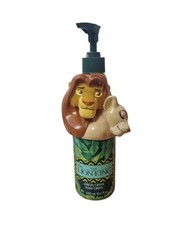 Vintage 90er Walt Disney K&ouml;nig der L&ouml;wen Shampoo Flasche  Figur Beh&auml;lter