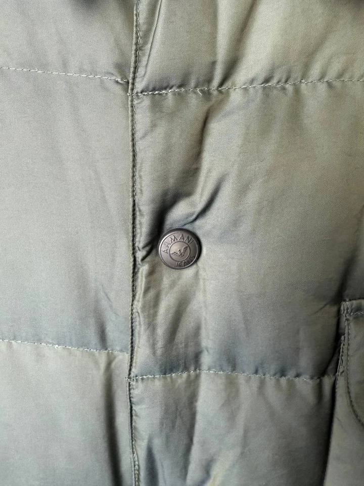Vintage Armani Jeans Puffer Down Jacket Size XLarge - Image 3 of 4
