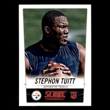 Stephon Tuitt Rookie #422 2014 Panini SCORE Pittsburgh Steelers Football Card. rookie card picture