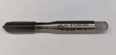 Balax 5/16"-24 Fluteless Plug Tap Thread Roll Forming HSS PH3 13283-000 ...