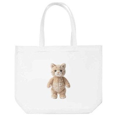 'Plush Cat' Tote Shopping Bag For Life (BG00090628)