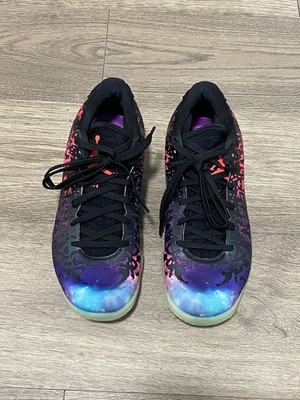 Air Jordan's Zion 3 Galaxy Black Purple And Red Size 8.5 Mens.