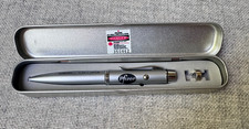 Estate PFIZER Pharmaceutical Pen LASER POINTER, Promotional Swag, Metal Box