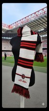 sciarpa milan vintage originale associazione italiana milan club