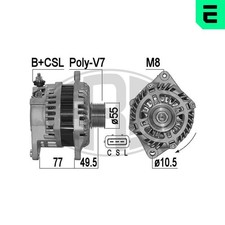 Generatore alternatore ERA Lima 209506A 14V per NISSAN MURANO 2 Z51 TEANA J32
