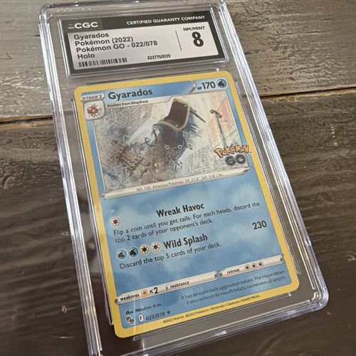 Gyarados 022/078 Pokémon GO Holo CGC 8 Mint