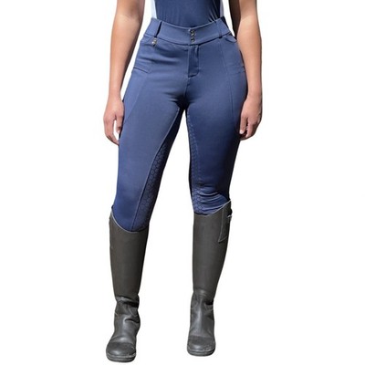 NWT Anytime Tack Ladies Full Seat Zeggings Breeches Black or Navy Assorted Sizes
