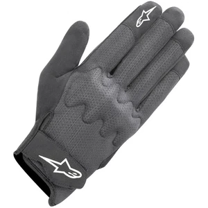 Alpinestars Stated Motorcycle Motorbike Textile Air Gloves - Black / Silver