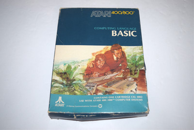 BASIC Computing Language Atari Computer Program Cartridge Complete in Box