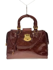 LOUIS VUITTON Handbag Melrose Avenue _ Monogram Vernier Enamel Bordeaux Used