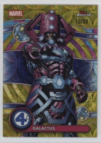 2026 Topps Finest Fantastic Four Gold Kaleidoscope Refractor 10/50 Galactus