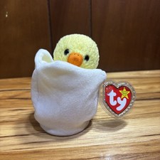 Ty Beanie Baby - “Eggbert” The Chick - Mint Condition - Heart Tag Error - 1999