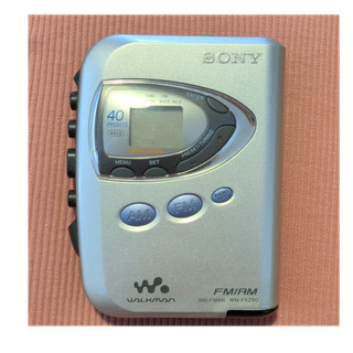 Sony Walkman WM FX290 AM/FM Radio Cassette Player AVLS Silver/Black