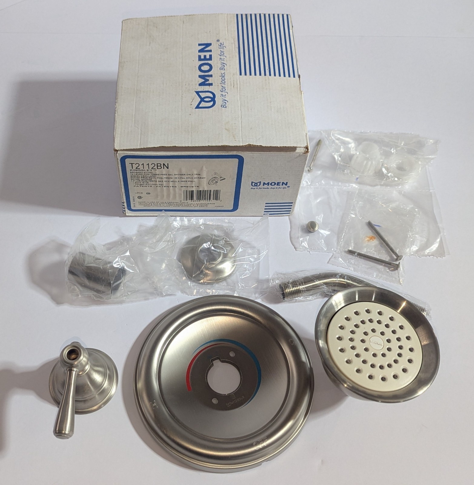 Moen T2112BN Kingsley Posi-Temp Pressure Balancing Shower Tr