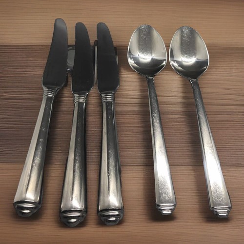 Couvert Montgomery Ward MWD3 Japan - 1 Fourchette Diner + 2 Cuillères Soupe Ovales