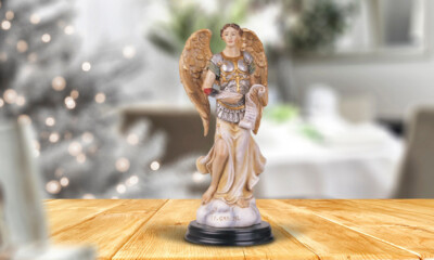 The Messenger Angel 5''H Archangel Gabriel Holy Figurine Home Decor Unique Gift