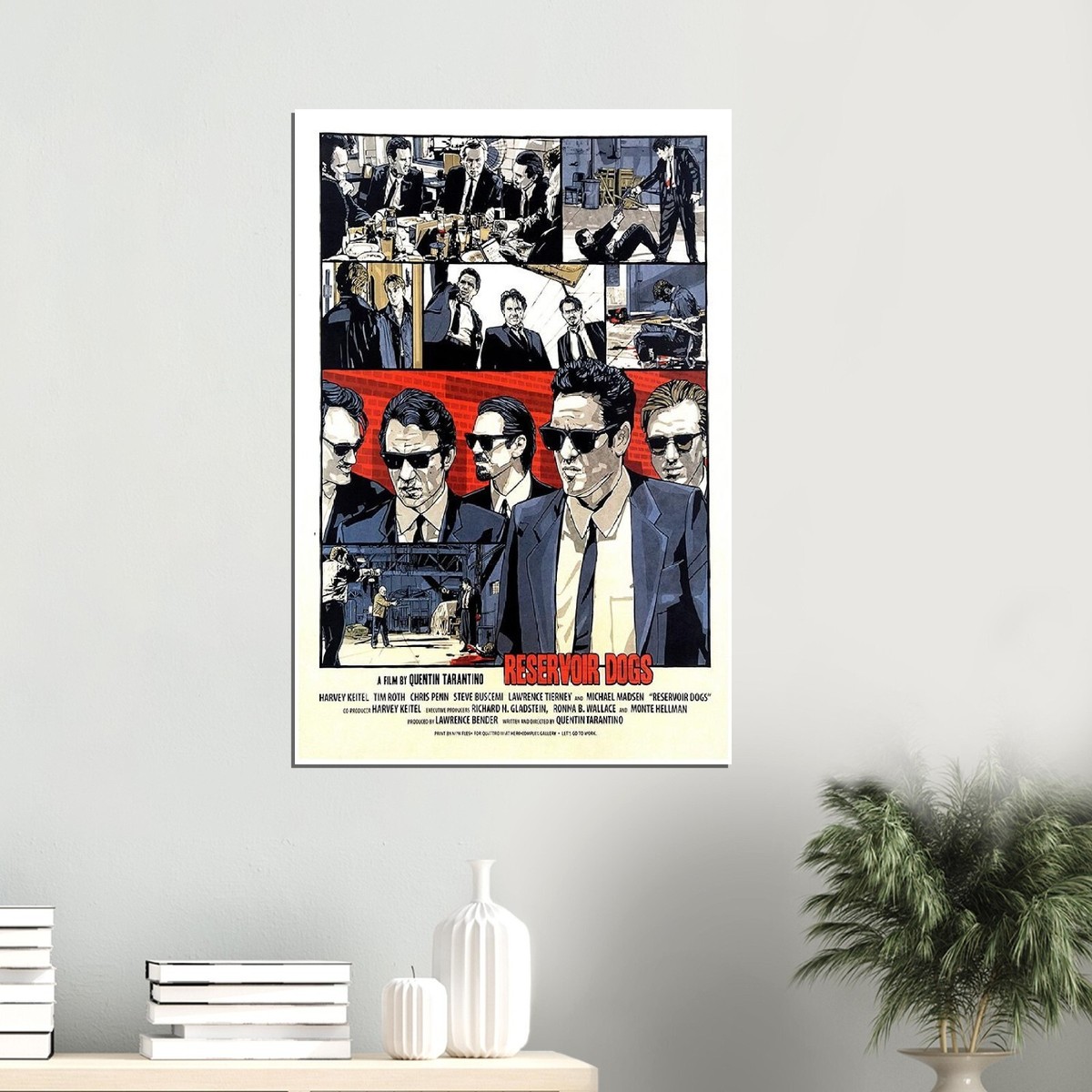 RESERVOIR DOGS ポスター 当時物 オリジナル タランティーノ Amazon.co.jp: レザボアドッグスヴィンテージ映画ポスター