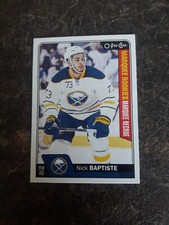 O-Pee-Chee 2016-17 Marquee Rookie Nick Baptiste RC Card# 708