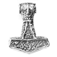 Thors Hammer Schmuck AnhäNger 925 Silber Wikinger Viking