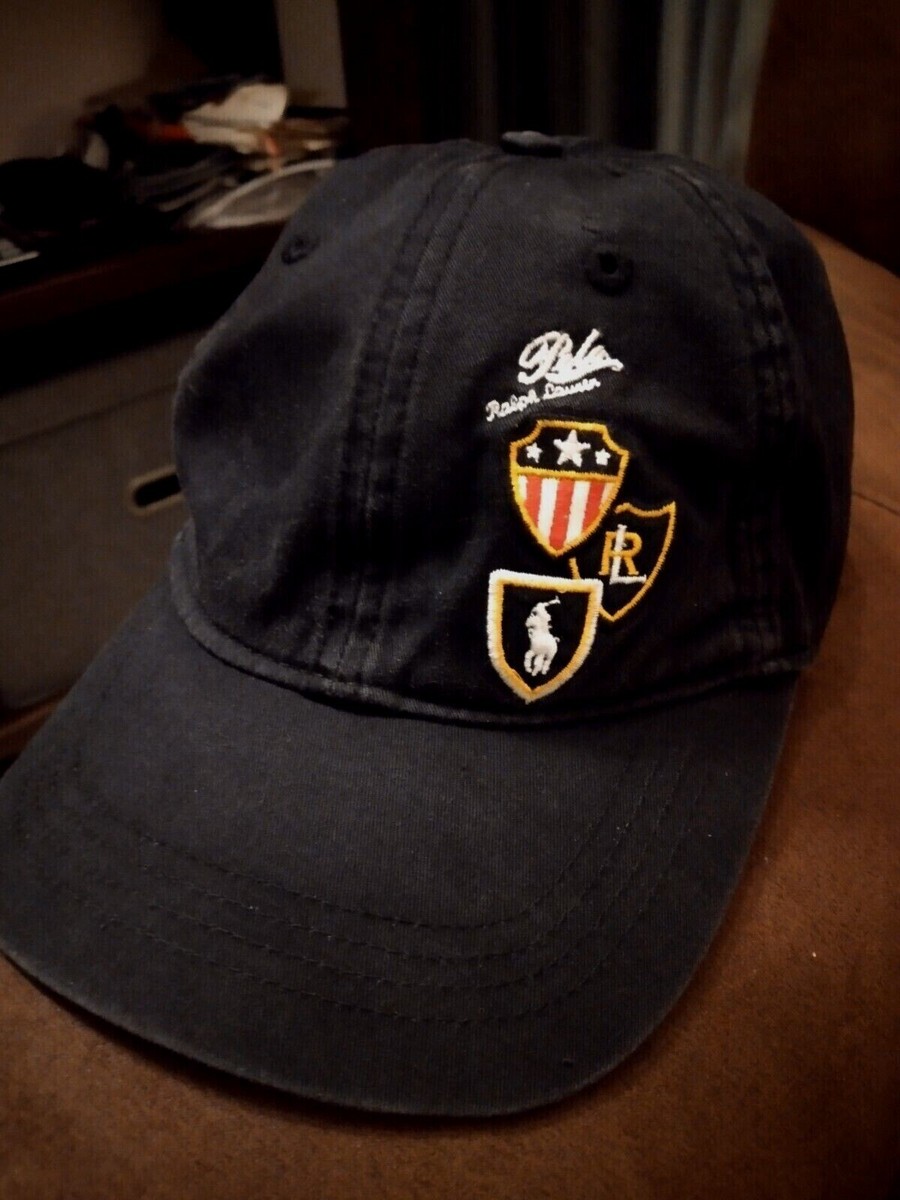 Vintage POLO RALPH LAUREN Stadium Shield Small Pony Hat Cap