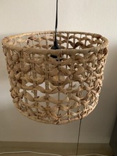 Deckenleuchte Wohnzimmer Boho Style Lampe  Leuchte f Esstisch Korb Geflecht Mega