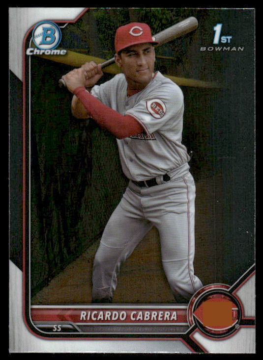 2022 Bowman Chrome Ricardo Cabrera BCP-158 Prospects