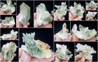 Natural Stunning Lot of Chlorite Quartz Crystals Specimens 15Pcs 1.4kg